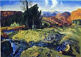 George Bellows Autumn Brook painting